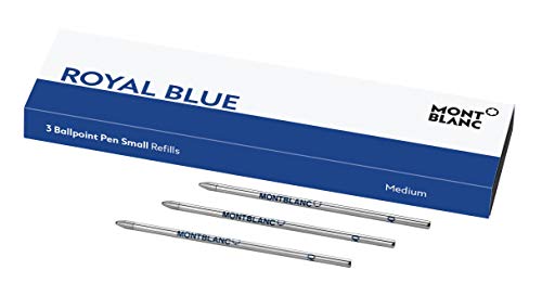 Montblanc "Royal Blue 124495 Kugelschreibermine für die Modellreihen Augmented Paper & Hommage à W.A. Mozart – 3 x Ballpen Refill blau von Montblanc