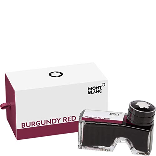 Montblanc Tintenfass Burgundy Red 105198 – Hochwertige Tinte in Burgunder Rot im Tintenglas 60ml von Montblanc
