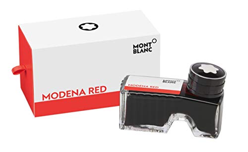 Montblanc Tintenfass Modena Red 111432 – Hochwertige Tinte im Rot der Mohnblume im Tintenglas 60 ml von Montblanc
