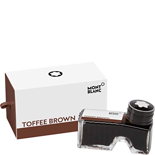 Montblanc Tintenfass Toffee Brown 105188 – Hochwertige Tinte in Karamell Braun im Tintenglas 60ml von Montblanc