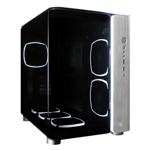 MONTECH X Gear Seeker, King 95 Ultra Zweikammer-ATX-Gaming-Gehäuse, hoher Luftstrom, Aluminium-I/O-Panel, stabile gebogene Vorderseite aus gehärtetem Glas, sechs ARGB-Lüfter vorinstalliert, Space Grey MONTECH X Gear Seeker, King 95 Ultra Zweikammer-ATX-Gaming-Gehäuse, hoher Luftstrom, Aluminium-I/O-Panel, stabile gebogene Vorderseite aus gehärtetem Glas, sechs ARGB-Lüfter vorinstalliert, Space Grey von Montech