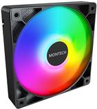 Montech GF120 PWM ARGB Lüfter - 120mm, schwarz (GF120 ARGB PWM (B)) von Montech