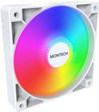 Montech GF120 PWM ARGB Lüfter - 120mm, weiß (GF120 ARGB PWM (W)) von Montech