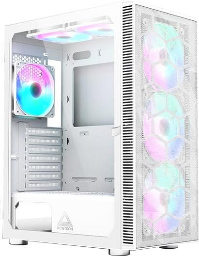 Montech X3 Mesh Midi-Tower, RGB, Tempered Glass -weiß (X3 MESH WH) von Montech