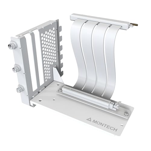 VGM 2 Vertikales GPU-Montageset, High-Speed-PCIE 4.0 x 16 Riser-Kabel, 244 mm flexible Verlängerungskarte mit 90-Grad-Erweiterungsanschluss, unterstützt nur 7 PCIe-Steckplätze Full-Break, 3 VGM 2 Vertikales GPU-Montageset, High-Speed-PCIE 4.0 x 16 Riser-Kabel, 244 mm flexible Verlängerungskarte mit 90-Grad-Erweiterungsanschluss, unterstützt nur 7 PCIe-Steckplätze Full-Break, 3 von Montech