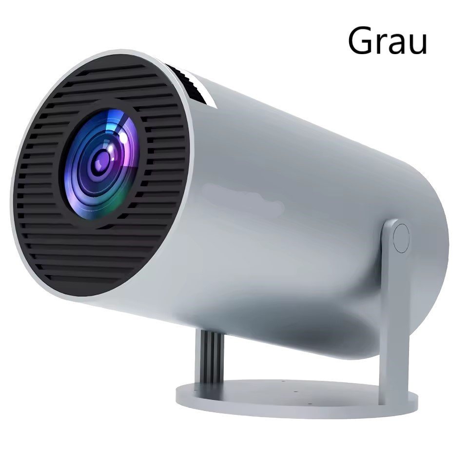 Montegoni Grauer HY300 PRO 4K-Projektor – Android 11, WiFi6, 260 ANSI, BT5.0, Beamer (1920x1080P (FHD) px, 260 ANSI-Lumen & Trapezkorrektur, Android 11 Smart System) von Montegoni