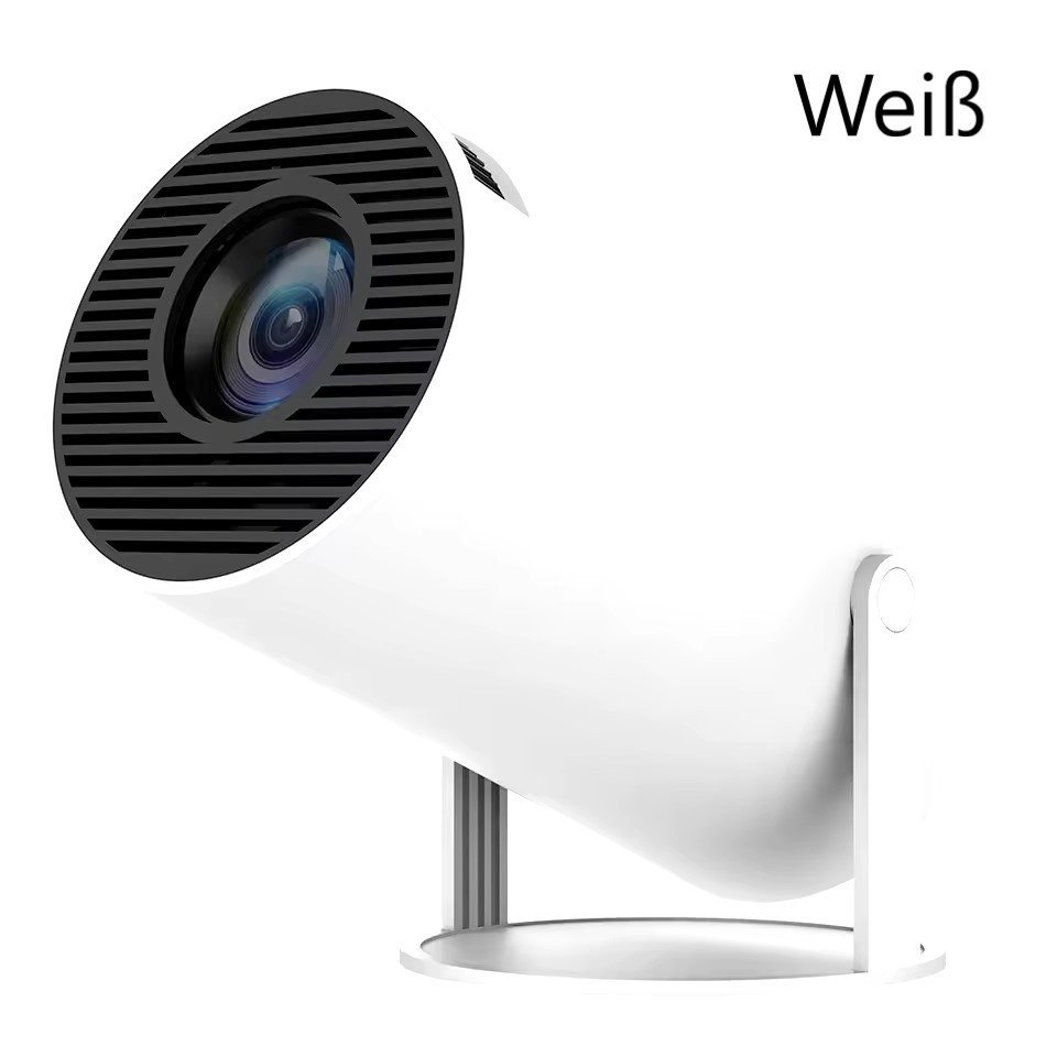 Montegoni HY300 4K Portable Projector – Android 11, Dual WiFi6, 260 ANSI, BT5.0 Portabler Projektor (8000 lm, 10000:1, Optische Auflösung 1280x720dpi, Tragbar) von Montegoni