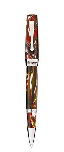 Montegrappa Elmo 02 Tintenroller aus Edelstahl in der Farbe Asiago Länge: 14,2cm, ISE2RRAR von Montegrappa