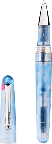 Montegrappa Elmo Ambiente Tintenroller aus Recyceltem Harz und Edelstahl in der Farbe Ozean Länge: 14,2cm, ISEERRID von Montegrappa