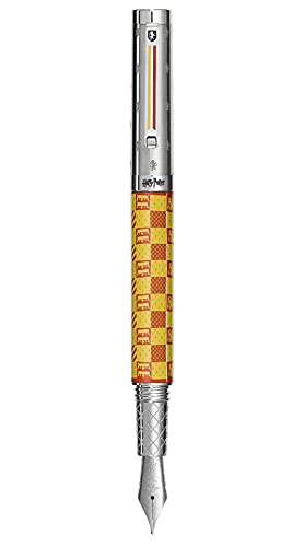 Montegrappa Harry Potter House Colours Füllfederhalter Gryffindor aus Edelstahl und Messing in der Farbe Silber-Gelb-Orange Federstärke: EF, Länge: 14,1cm, ISHPR1GF von Montegrappa