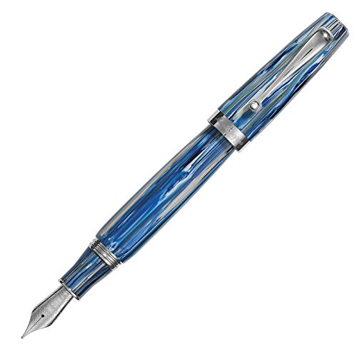 Montegrappa Mia Adriatic Sea Füllfederhalter aus Harz und Edelstahl in der Farbe Blau-Silber, Federstärke: F, Länge: 14cm, ISMIA2I2 von Montegrappa