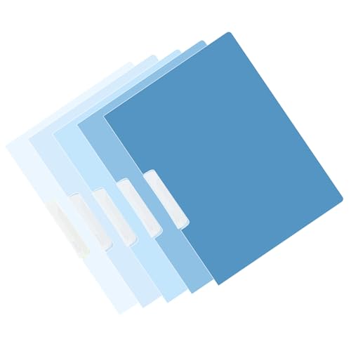Montesy Aktenordner, Berichtshüllen-Set, 50 Blatt Kapazität, Ordner, Papierschutz, Aktenordner mit seitlicher Öffnung, 5 Stück von Montesy