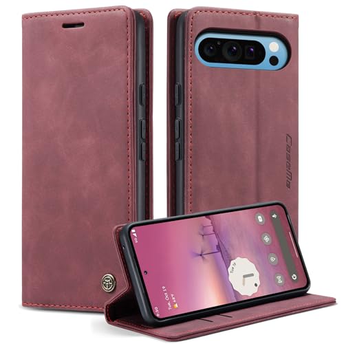 Monweicz Handyhülle für Google Pixel 9 Pro XL Hülle Premium Lederhülle Klappbar Flip Case Tasche Magnet Kartenfach Standfunktion Klapphülle Schutzhülle für Google Pixel 9 Pro XL - Weinrot Monweicz Handyhülle für Google Pixel 9 Pro XL Hülle Premium Lederhülle Klappbar Flip Case Tasche Magnet Kartenfach Standfunktion Klapphülle Schutzhülle für Google Pixel 9 Pro XL - Weinrot von Monweicz