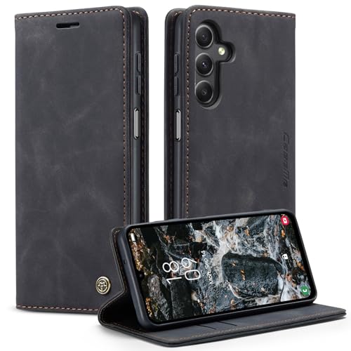 Monweicz Handyhülle für Samsung Galaxy A15 Hülle Premium Lederhülle Klappbar Flip Case Tasche Magnet Kartenfach Standfunktion Klapphülle Schutzhülle für Samsung Galaxy A15 - Schwarz Monweicz Handyhülle für Samsung Galaxy A15 Hülle Premium Lederhülle Klappbar Flip Case Tasche Magnet Kartenfach Standfunktion Klapphülle Schutzhülle für Samsung Galaxy A15 - Schwarz von Monweicz