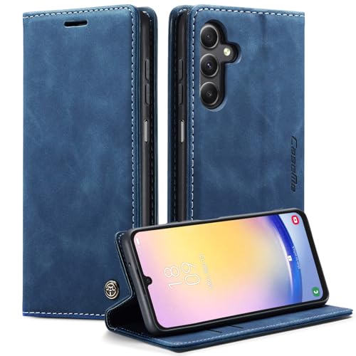 Monweicz Handyhülle für Samsung Galaxy A25 Hülle Premium Lederhülle Klappbar Flip Case Tasche Magnet Kartenfach Standfunktion Klapphülle Schutzhülle für Samsung Galaxy A25 - Blau Monweicz Handyhülle für Samsung Galaxy A25 Hülle Premium Lederhülle Klappbar Flip Case Tasche Magnet Kartenfach Standfunktion Klapphülle Schutzhülle für Samsung Galaxy A25 - Blau von Monweicz