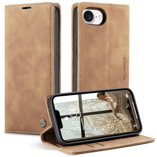 Monweicz Handyhülle für iPhone 16e Hülle Premium Lederhülle Klappbar Flip Case Tasche Magnet Kartenfach Standfunktion Klapphülle Schutzhülle für iPhone 16e - Braun Monweicz Handyhülle für iPhone 16e Hülle Premium Lederhülle Klappbar Flip Case Tasche Magnet Kartenfach Standfunktion Klapphülle Schutzhülle für iPhone 16e - Braun von Monweicz