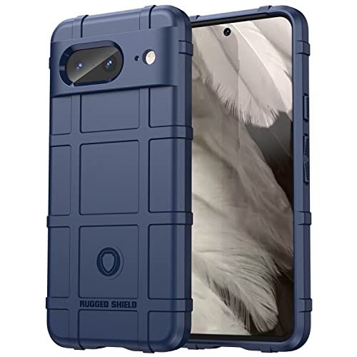 Monwutong Slim Fit Case for Google Pixel 8, Rugged Shield Outdoor Durable Phone Case, Military Grade Anti-Dorp Protection and Camera Lens Protection Cover for Google Pixel 8, HD Blue von Monwutong