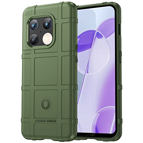 Monwutong Slim Fit Handyhülle für OnePlus 10 Pro 5G, robuste Outdoor-Hülle mit militärischer Qualität, stoßfest, sturzgetestet und Kameraobjektivschutz für OnePlus 10 Pro 5G, HD Grün von Monwutong