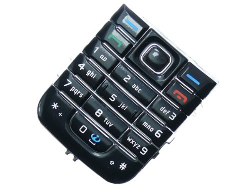 MooBooo NOKIA 6233 Tastatur Tastaturmatte Keypad Tastenfeld Pad Black| Schwarz von MooBooo