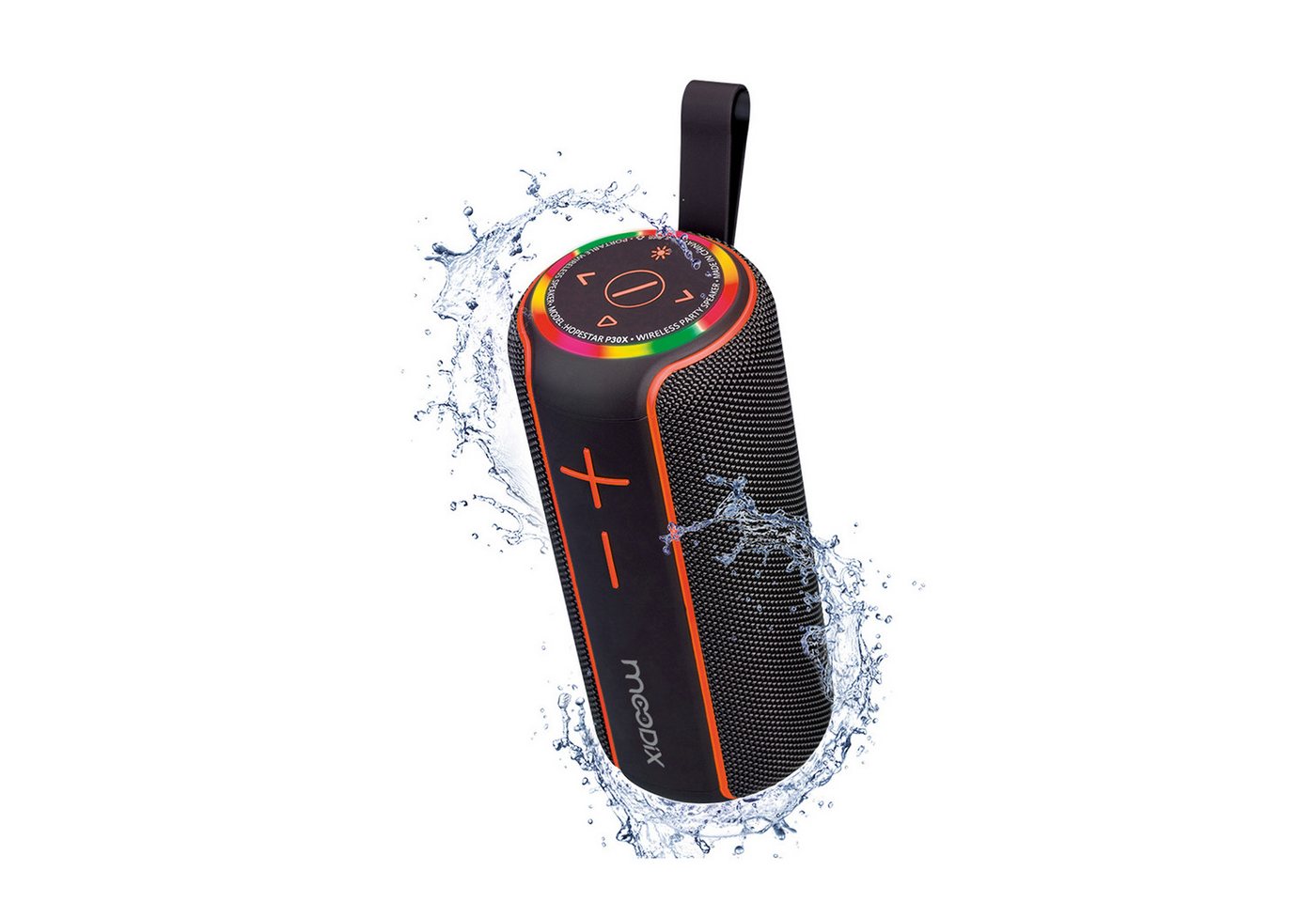 Moodix Bluetooth-Lautsprecher, Schwarz,HO23P30 Portable-Lautsprecher Moodix Bluetooth-Lautsprecher, Schwarz,HO23P30 Portable-Lautsprecher von Moodix