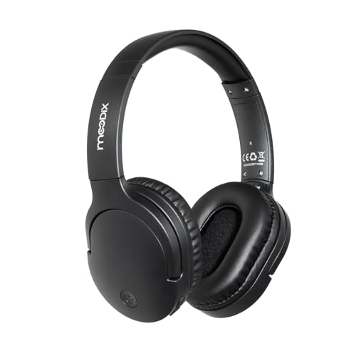 Moodix Bluetooth Over-Ear Kopfhörer Kompatibel mit iOS und Android Kabellose Kopfhörer Leicht mit Tiefer Bass Schwarz Moodix Bluetooth Over-Ear Kopfhörer Kompatibel mit iOS und Android Kabellose Kopfhörer Leicht mit Tiefer Bass Schwarz von Moodix