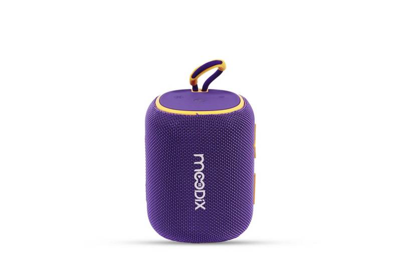 Moodix KI23KSV6 Bluetooth Lautsprecher, Lila, 10W, IPX6 Portable-Lautsprecher von Moodix
