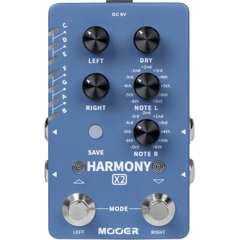 Mooer Harmony X2 Dual Channel Harmony Effects Pedal von Mooer
