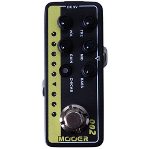Mooer Micro Preamp 002 UK Gold: 900 Overdrive-Pedal Mooer Micro Preamp 002 UK Gold: 900 Overdrive-Pedal von Mooer