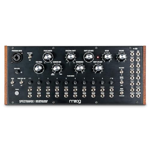 MOOG Spectravox semimodularer Analog Spektral-Prozessor mit CV-Filterbank/Vocoder, spannungsgesteuertem Oszillator, Kopfhörerausgang & 3.5mm Patchbay MOOG Spectravox semimodularer Analog Spektral-Prozessor mit CV-Filterbank/Vocoder, spannungsgesteuertem Oszillator, Kopfhörerausgang & 3.5mm Patchbay von MOOG