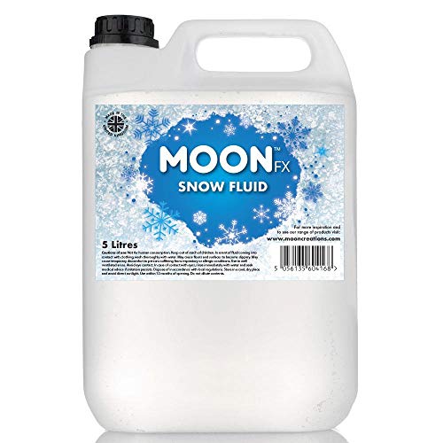 MoonFX M04168 Professional Snow Fluid 5L - Pro Snow Fluid, die flauschige weiße Schaumschuhablage erzeugt von MoonFX