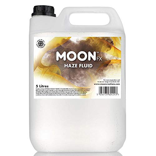 MoonFX Professional Haze Fluid 5L – Pro Haze Fluid erzeugt hochleistungsstarken, ultrafeinen Dunstnebel. von MoonFX