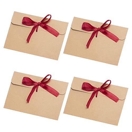 Kraftpapier Umschläge Retro 30 Stück Mini Blanko Kraft Briefumschläge Vintage mit Bändern für Handgefertigte Hochzeit Einladungen Grußkarten Karte Party Geburtstag Weihnachten, Rot Kraftpapier Umschläge Retro 30 Stück Mini Blanko Kraft Briefumschläge Vintage mit Bändern für Handgefertigte Hochzeit Einladungen Grußkarten Karte Party Geburtstag Weihnachten, Rot von MoonSing