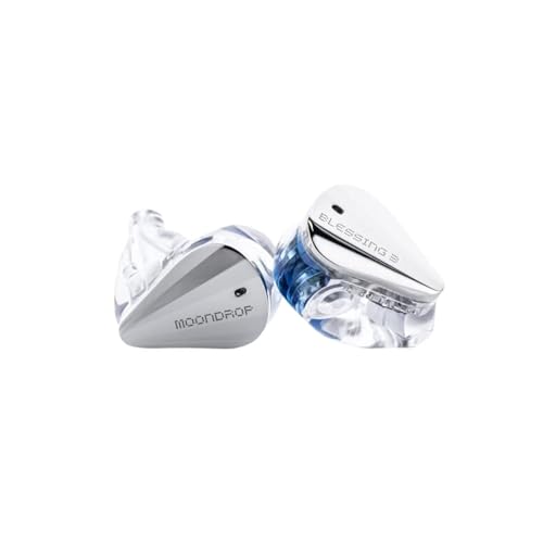Moondrop Blessing 3 In-Ear-Kopfhörer, 2DD+4BA, Hybrid, Dreifachbereichs-Frequenzeinteilung, In-Ear-Monitore, 0,78-2-polig, IEM-Ohrhörer von Moondrop