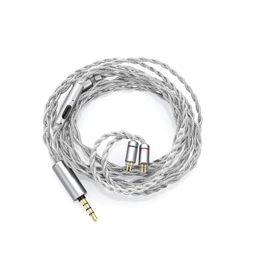 Moondrop MC2 Mikrofon-Upgrade-Kabel, 3,5 mm, 0,78 mm, 2-polig, Upgrade-Kabel für Kopfhörer von Moondrop