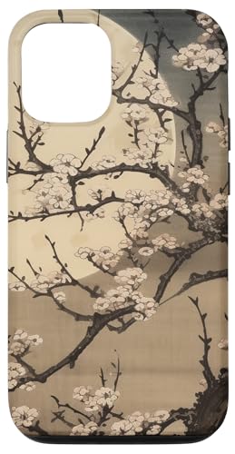 Hülle für iPhone 14 Pro Moonlit Sakura: Ruhige japanische Szene von Moonlit Sakura Reverie