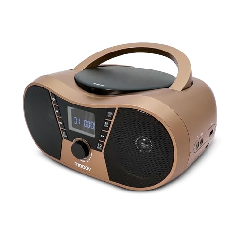 MOOOV 477406 CD-Player Copper & Black mit UKW-Radio, USB-Port, Sleep- und ID3-Funktionen MOOOV 477406 CD-Player Copper & Black mit UKW-Radio, USB-Port, Sleep- und ID3-Funktionen von mooov