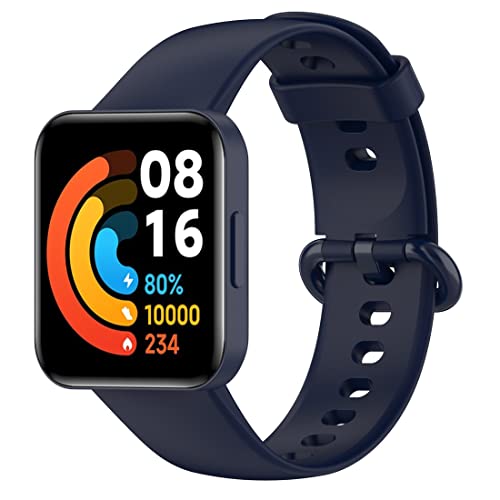Moorovgi Armband Compatible Avec Mi Watch Lite 2,Ersatzarmband aus Weichem Silikon für Mi Watch 2 Lite/Mi Watch 2/Mi Watch Lite 2 von Moorovgi