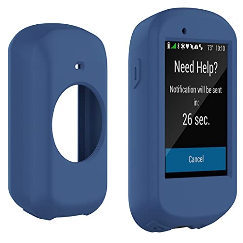 Moorovgi Hülle kompatibel für Garmin Edge 830,Silikon Schutzhülle Skin - GPS Bike Computer Zubehör für Garmin Edge 830 (Blau) von Moorovgi