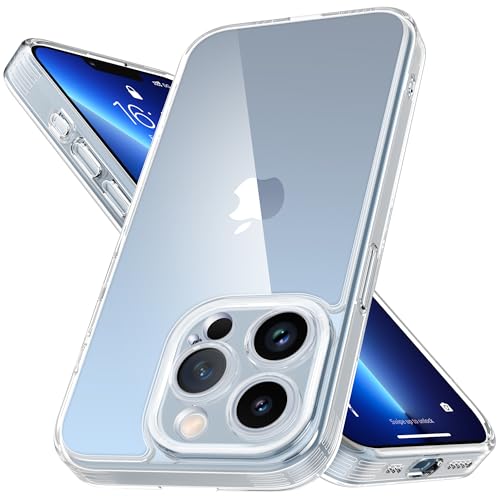 Mootobo für iPhone 12 Pro Max Hülle mit Kameraobjektiv, 10FT Military Grade Drop Protection Handyhülle mit Anti-Fingerprint Matte Back 6.7 Zoll - Clear von Mootobo