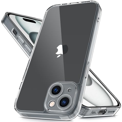 Mootobo für iPhone 15 Hülle mit Kameraobjektiv, 10FT Military Grade Drop Protection Handyhülle mit Anti-Fingerprint Matte Back 6.1 Zoll -Transparent Mootobo für iPhone 15 Hülle mit Kameraobjektiv, 10FT Military Grade Drop Protection Handyhülle mit Anti-Fingerprint Matte Back 6.1 Zoll -Transparent von Mootobo