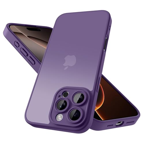 Mootobo für iPhone 16 Pro Hülle mit Kameraobjektiv, Rundumschutz, 10 Fuß Militärschutz, Handyhülle mit Fallschutz und Anti-Fingerabdruck-Mattrückseite 6,1 Zoll – Deeppurple Mootobo für iPhone 16 Pro Hülle mit Kameraobjektiv, Rundumschutz, 10 Fuß Militärschutz, Handyhülle mit Fallschutz und Anti-Fingerabdruck-Mattrückseite 6,1 Zoll – Deeppurple von Mootobo