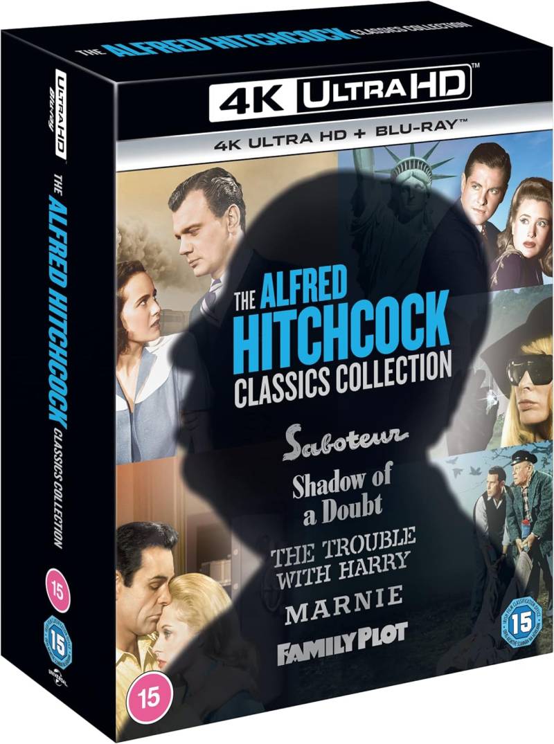 Alfred Hitchcock Classics Collection 2 (5 Films) 4K Ultra HD + Blu-Ray von Moovies