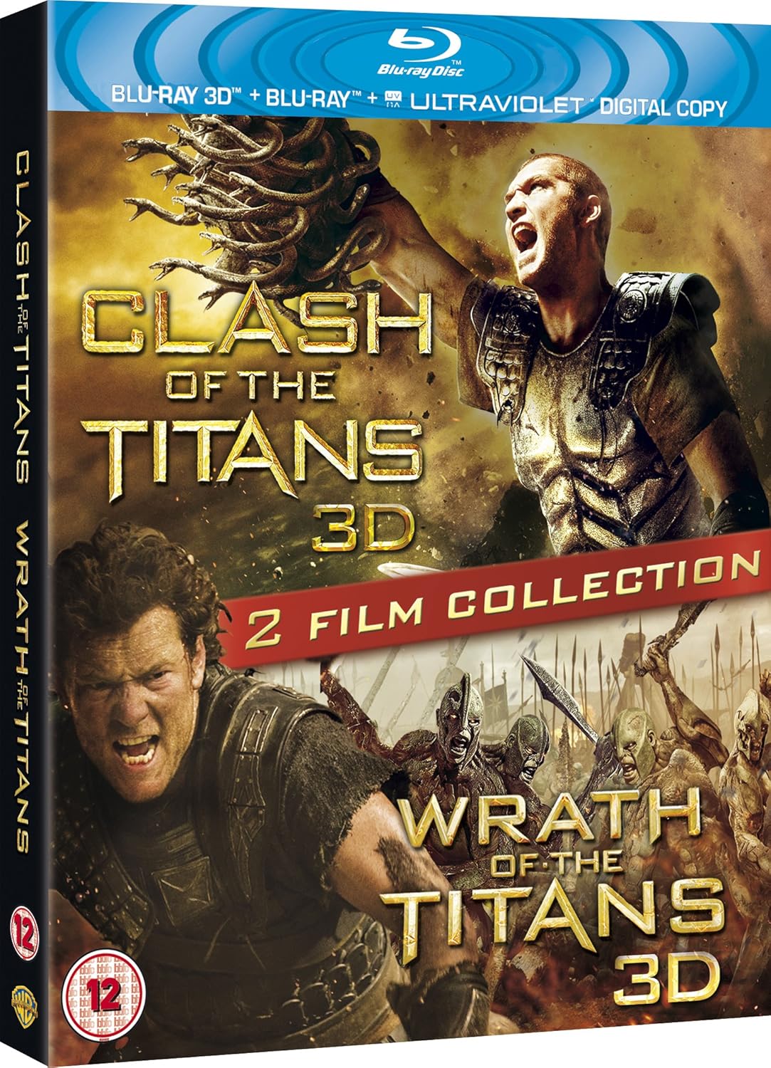 Clash Of The Titans (2010) 3D+2D / Wrath Of The Titans 3D+2D Blu-Ray von Moovies
