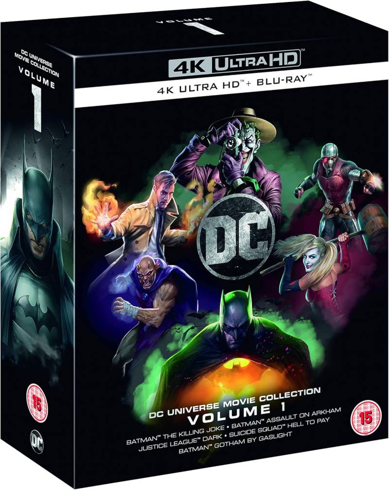 DC Universe Movie Collection - Volume 1 (5 Films) 4K Ultra HD + Blu-Ray - 10 disc Collection von Moovies