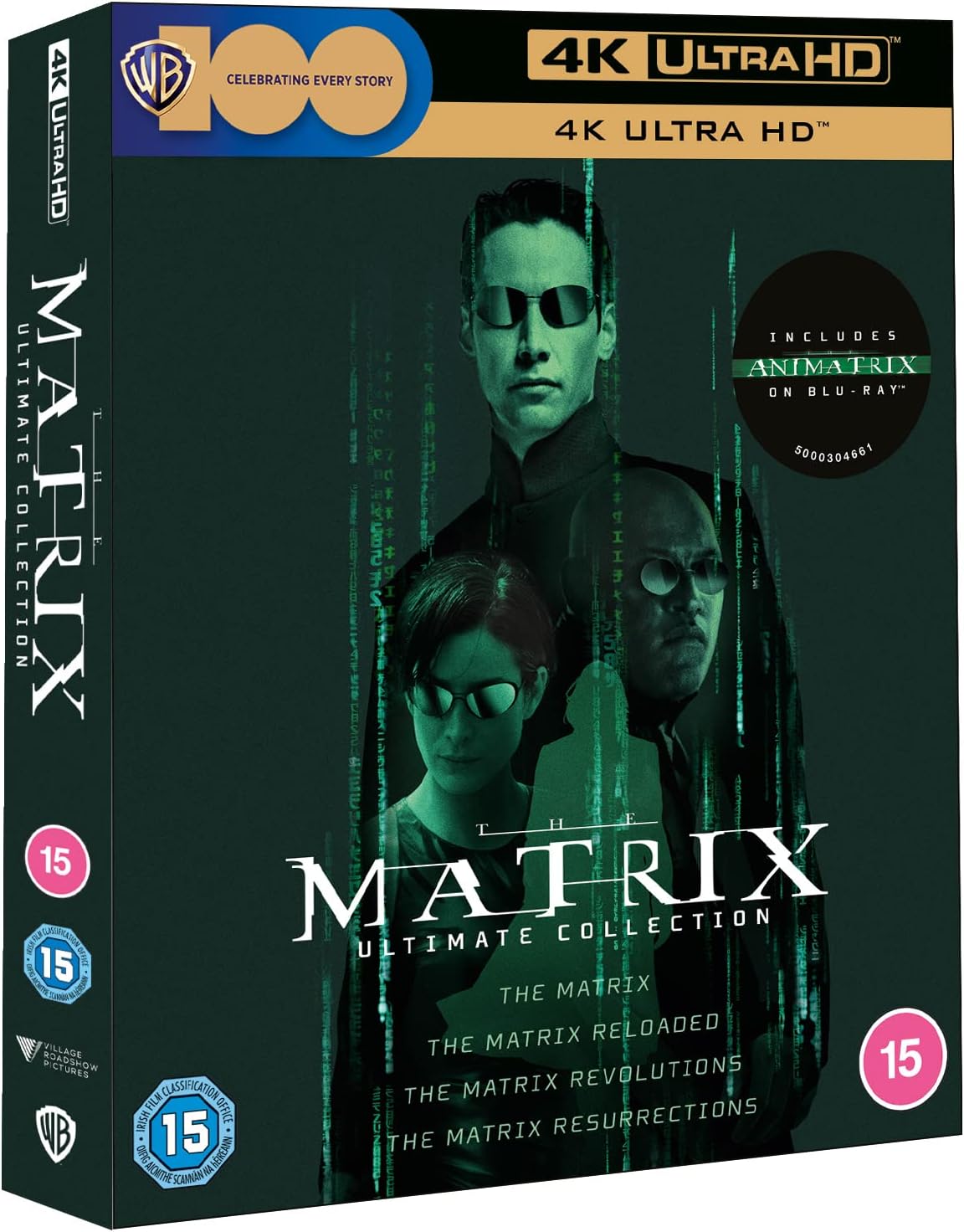 The Matrix Ultimate Collection (4 Films + Animatrix) 4K Ultra HD + Blu-Ray von Moovies