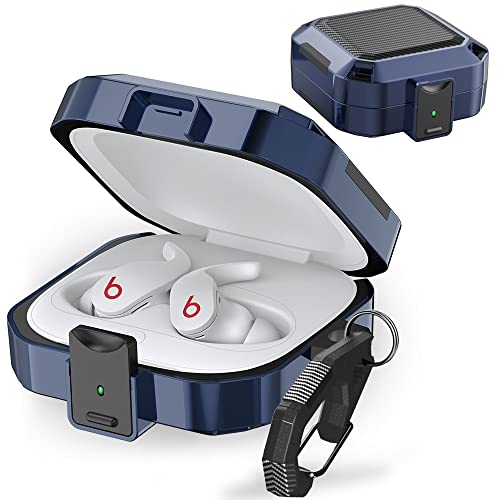 [Upgrade Secure Lock] Schutzhülle für Beats Fit Pro 2021, Kohlefaser-Textur, Beats Fit Pro Ohrhörer, Schutzhülle mit von Mooyavia