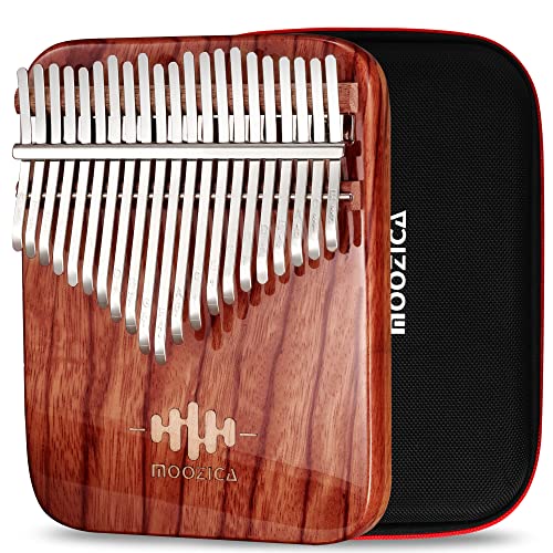 MOOZICA 21 Tasten Kalimba, Massives Palisander Single Board Professionelles Kalimba Daumenklavier mit Klavierlack-Finish MOOZICA 21 Tasten Kalimba, Massives Palisander Single Board Professionelles Kalimba Daumenklavier mit Klavierlack-Finish von Moozica