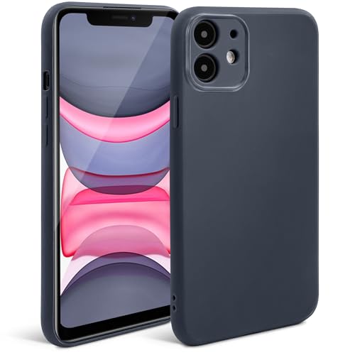 Moozy Hülle für iPhone 11 Minimalist Series, Mattes Finish, Dünn, Leichte, Bumper Matt Stoßfest Weiche TPU-Handyhülle Silikon-Schutzhülle Case Cover, Dunkelblau Moozy Hülle für iPhone 11 Minimalist Series, Mattes Finish, Dünn, Leichte, Bumper Matt Stoßfest Weiche TPU-Handyhülle Silikon-Schutzhülle Case Cover, Dunkelblau von Moozy
