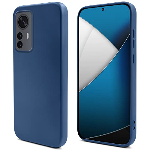Moozy Lifestyle. Hülle für Xiaomi 12 Pro, Mitternachtsblau - Premium-Silikon Handyhülle Schutzhülle mit Mattem Finish und Weichem Mikrofaserfutter, Phone Cover Case Moozy Lifestyle. Hülle für Xiaomi 12 Pro, Mitternachtsblau - Premium-Silikon Handyhülle Schutzhülle mit Mattem Finish und Weichem Mikrofaserfutter, Phone Cover Case von Moozy