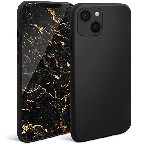 Moozy Minimalist Series Silikon Hülle für iPhone 13, Schwarz - Mattes Finish, Dünne, Leichte, Weiche TPU-Handyhülle Schutzhülle Case Cover Moozy Minimalist Series Silikon Hülle für iPhone 13, Schwarz - Mattes Finish, Dünne, Leichte, Weiche TPU-Handyhülle Schutzhülle Case Cover von Moozy